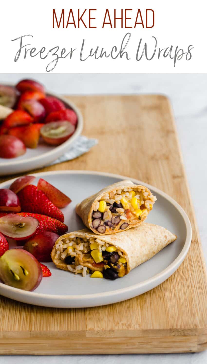 Make Ahead Lunch Wraps - How to Freeze and Thaw Tortilla Wraps