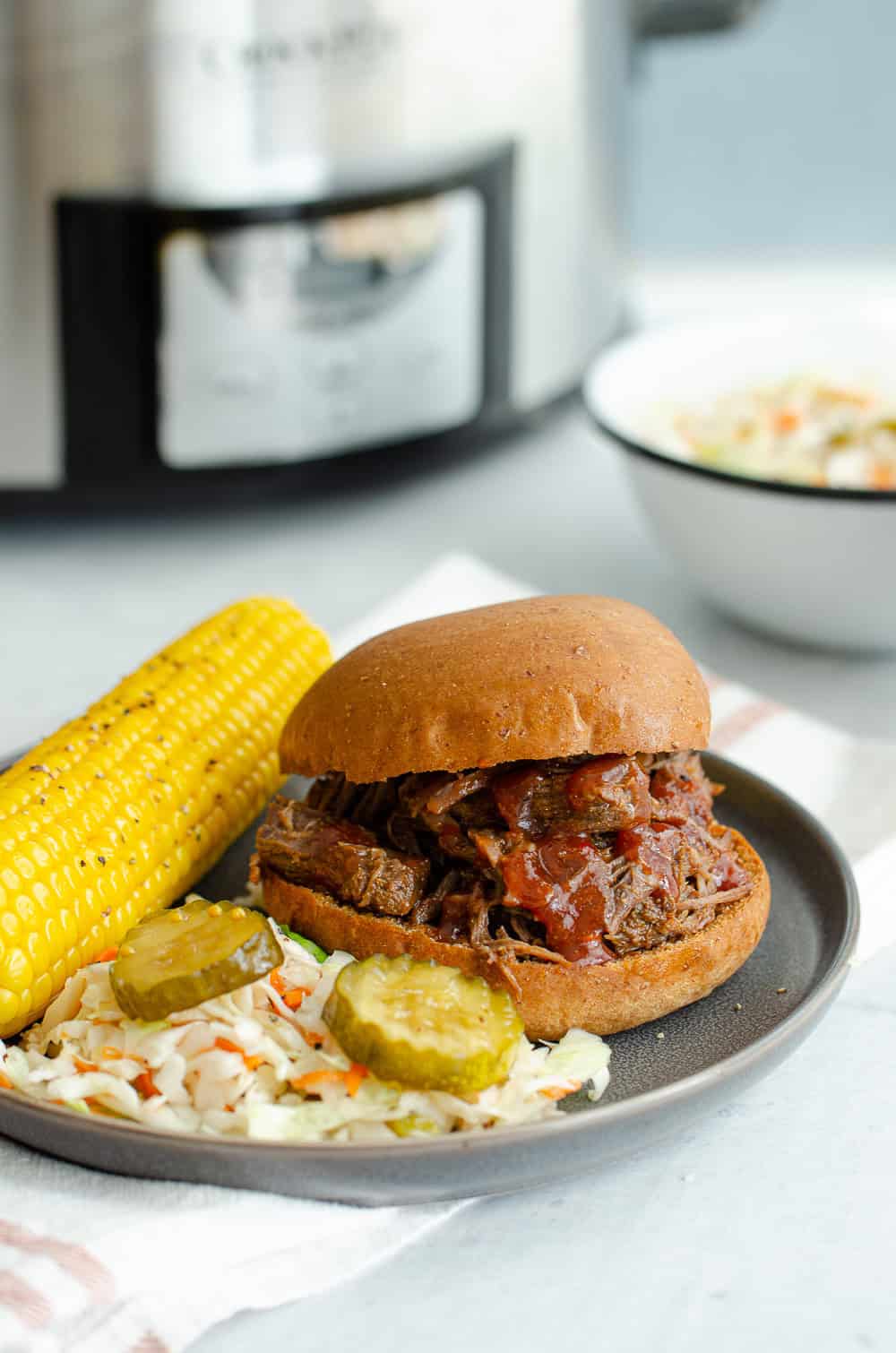 Bbq shredded outlet beef crock pot