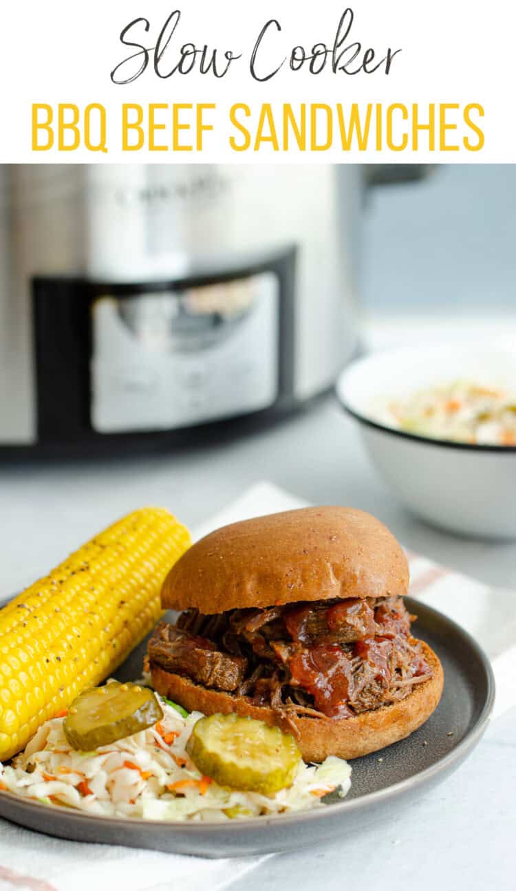 Slow Cooker BBQ Beef Sandwiches Thriving Home