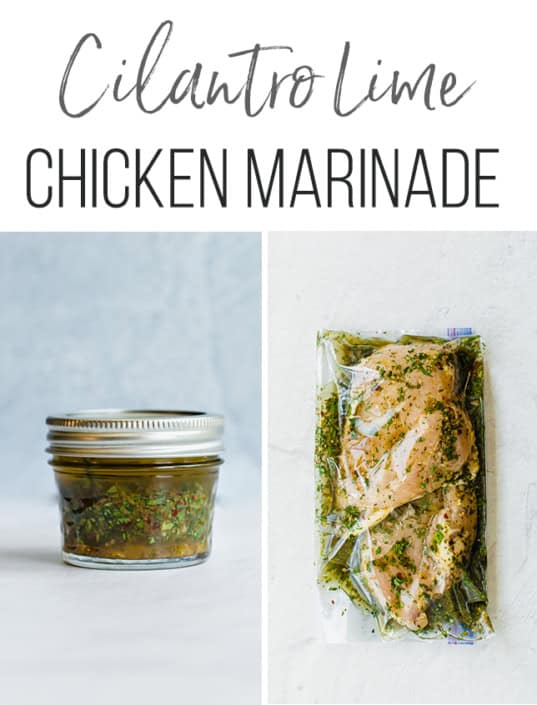 Cilantro Lime Chicken Marinade {6 Ingredients!} Thriving Home