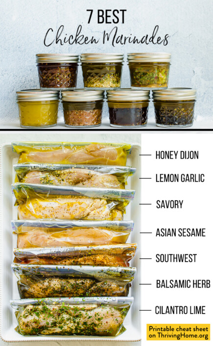 7 Marinades for Chicken Breasts (Easy & Freezer-Friendly)