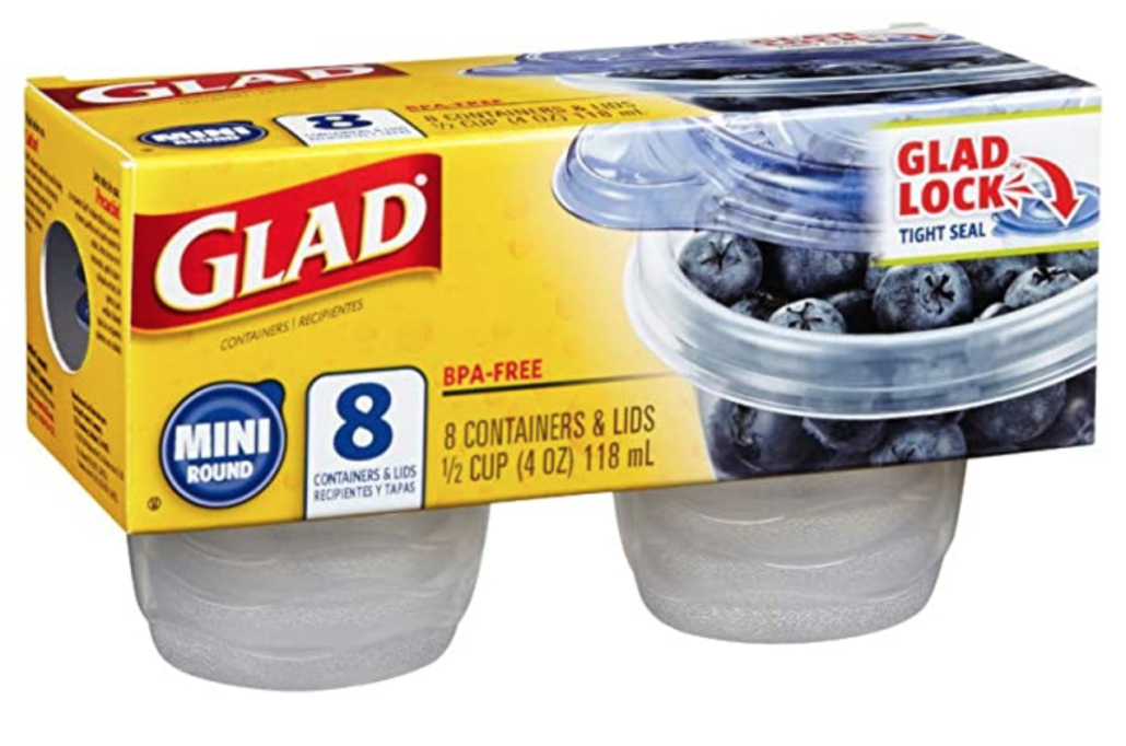 Glad mini round containers 