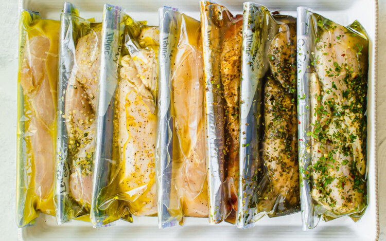 marinades for chicken breasts in freezer bags