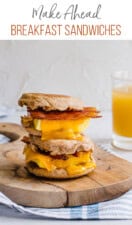 Frozen Breakfast Sandwiches {Easy to Reheat & Enjoy!} - Thriving Home