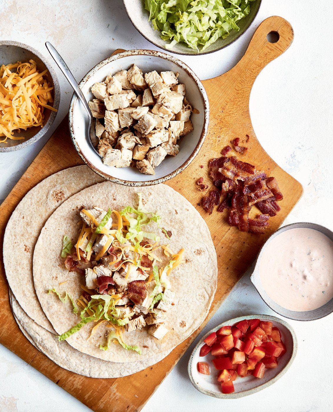 The BEST Southwest Chicken Wrap Ever - Thriving Home