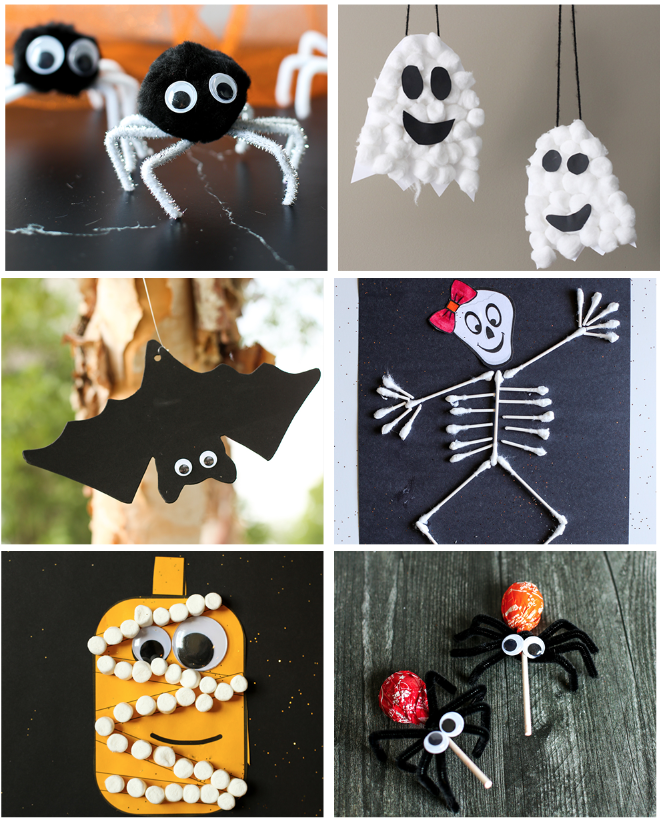 31+ Easy Halloween Crafts for Preschoolers {2023 Edition}