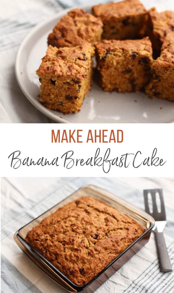 Make Ahead Banana Breakfast Cake