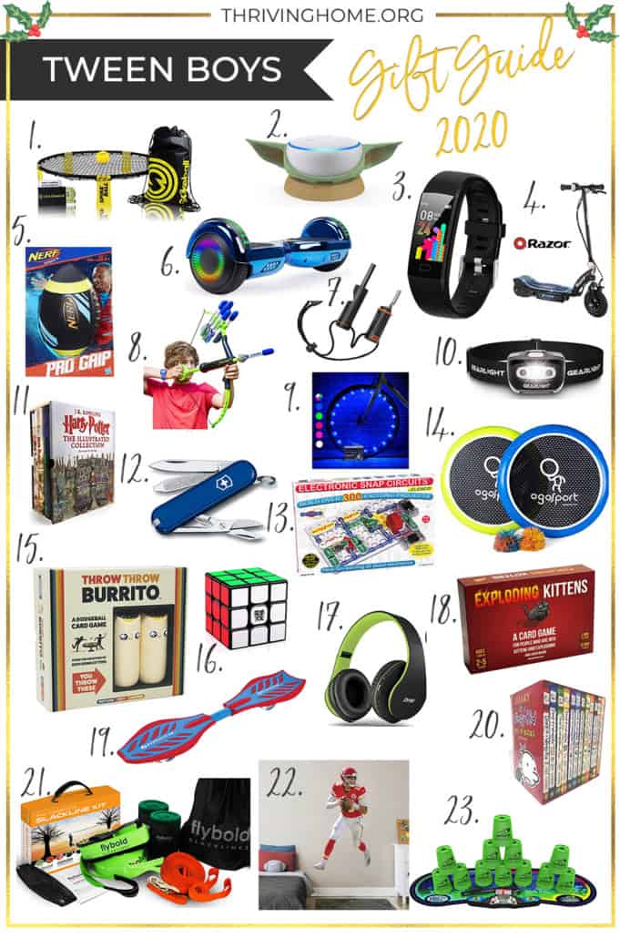 popular gifts for tween boys