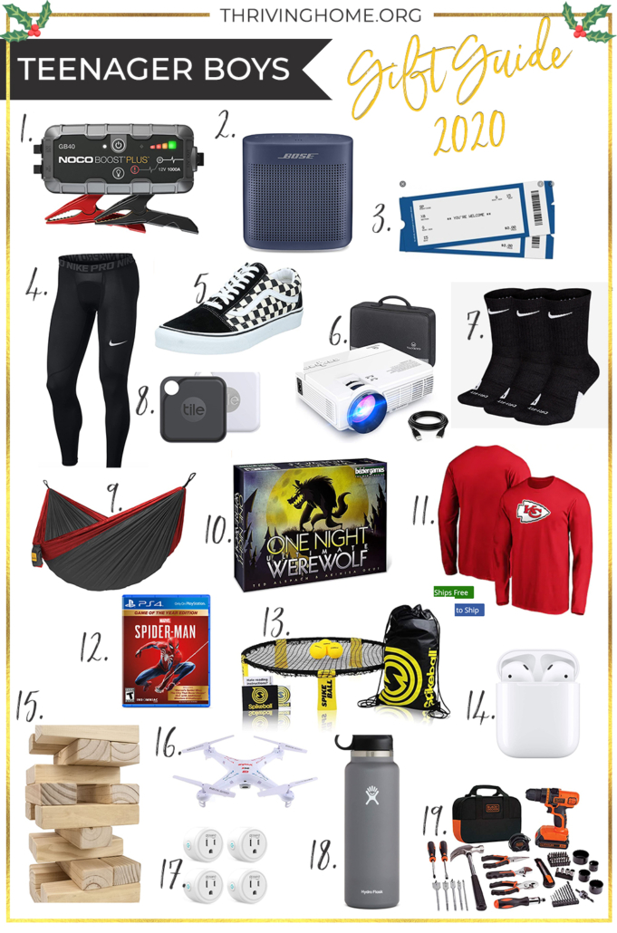 gift ideas for teenage guys 17