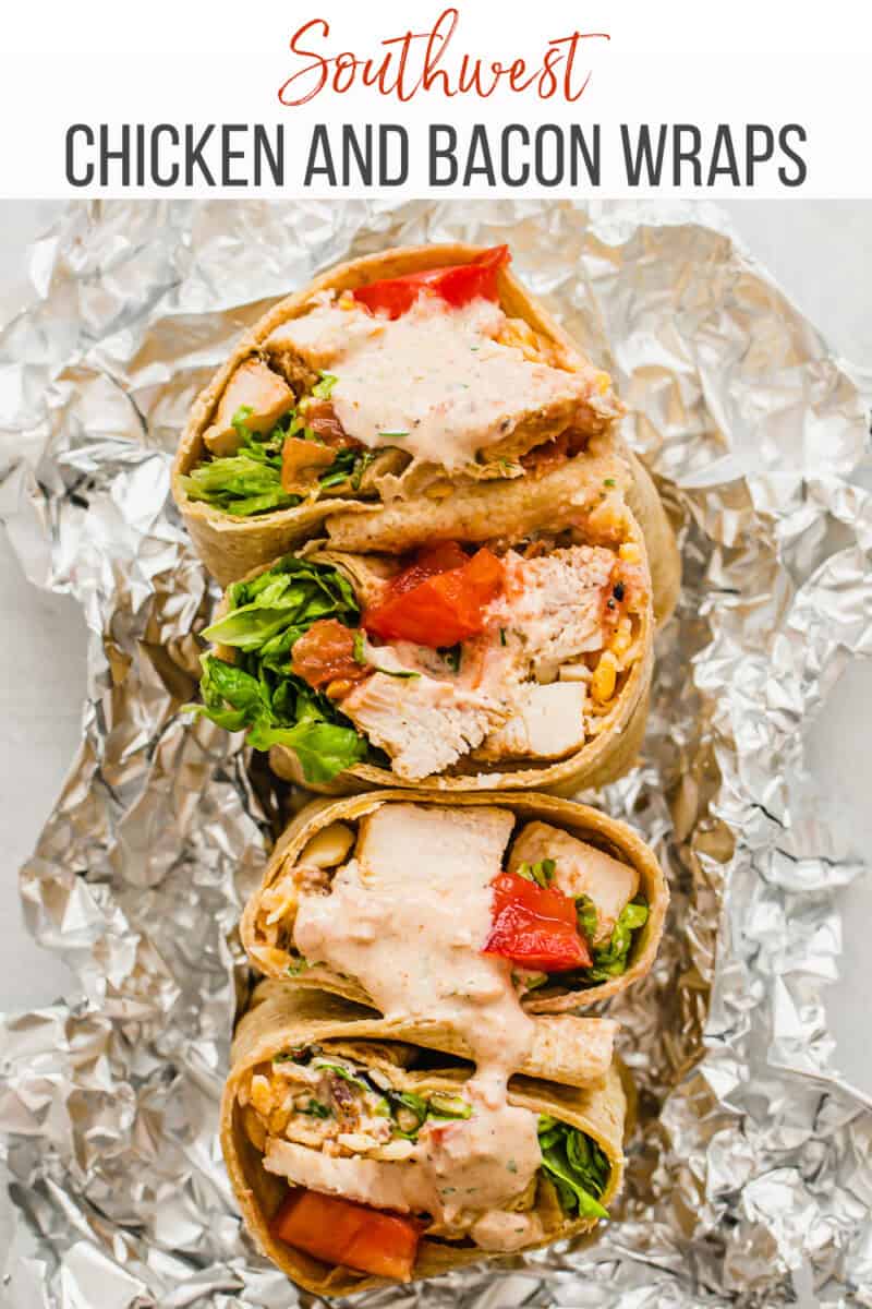 The BEST Southwest Chicken Wraps {So Easy!} Thriving Home