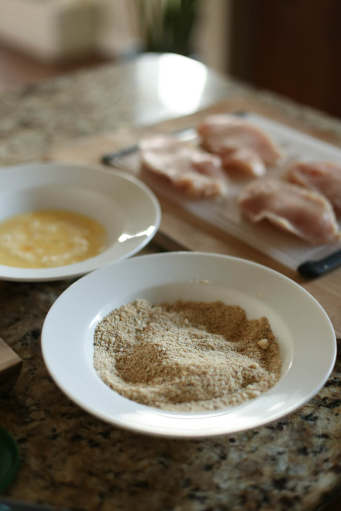 Ingredients for Baked Chicken Parmesan