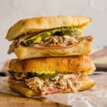 Cuban Pulled Pork Sandwiches