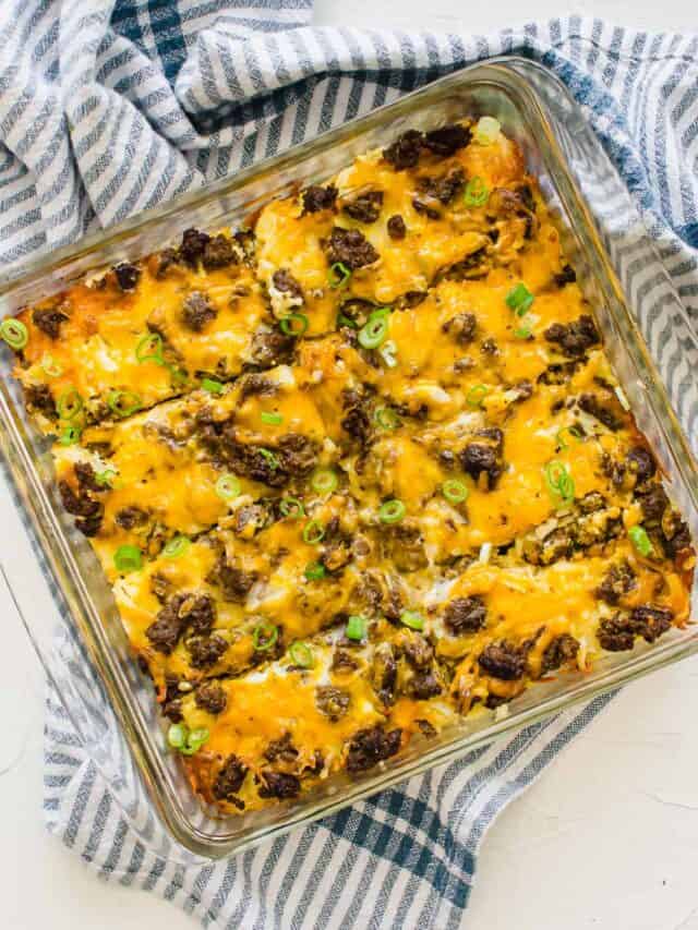 5Ingredient Hash Brown Breakfast Casserole Thriving Home