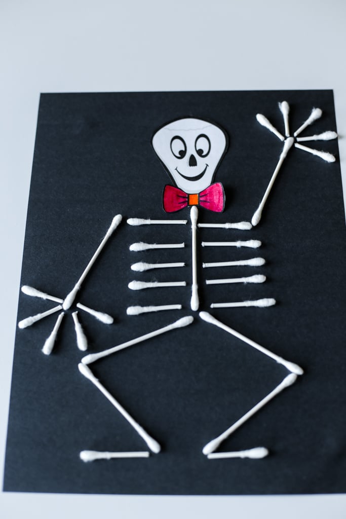 Printable Q Tip Skeleton Template Printable Templates