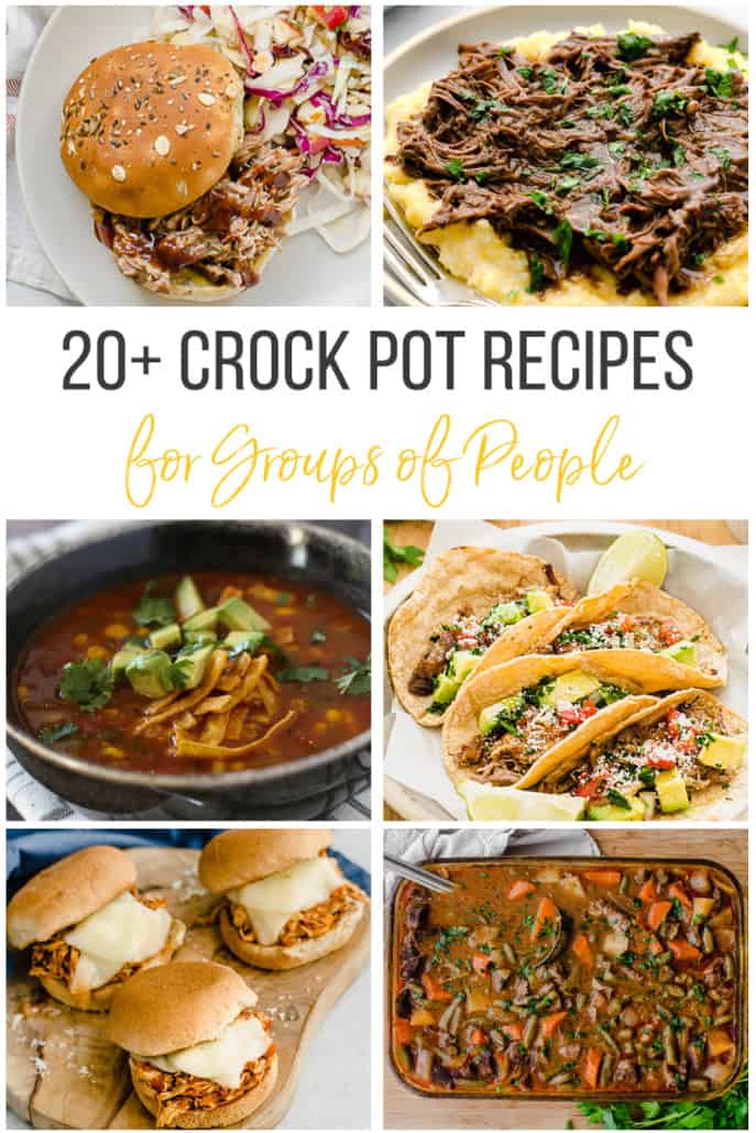 crockpot meals for a crowd