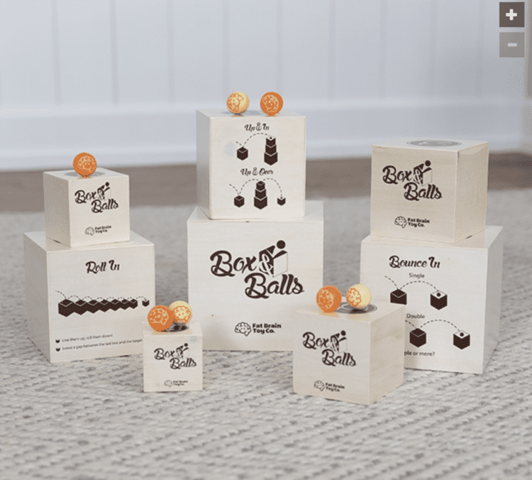 Box and Balls set.