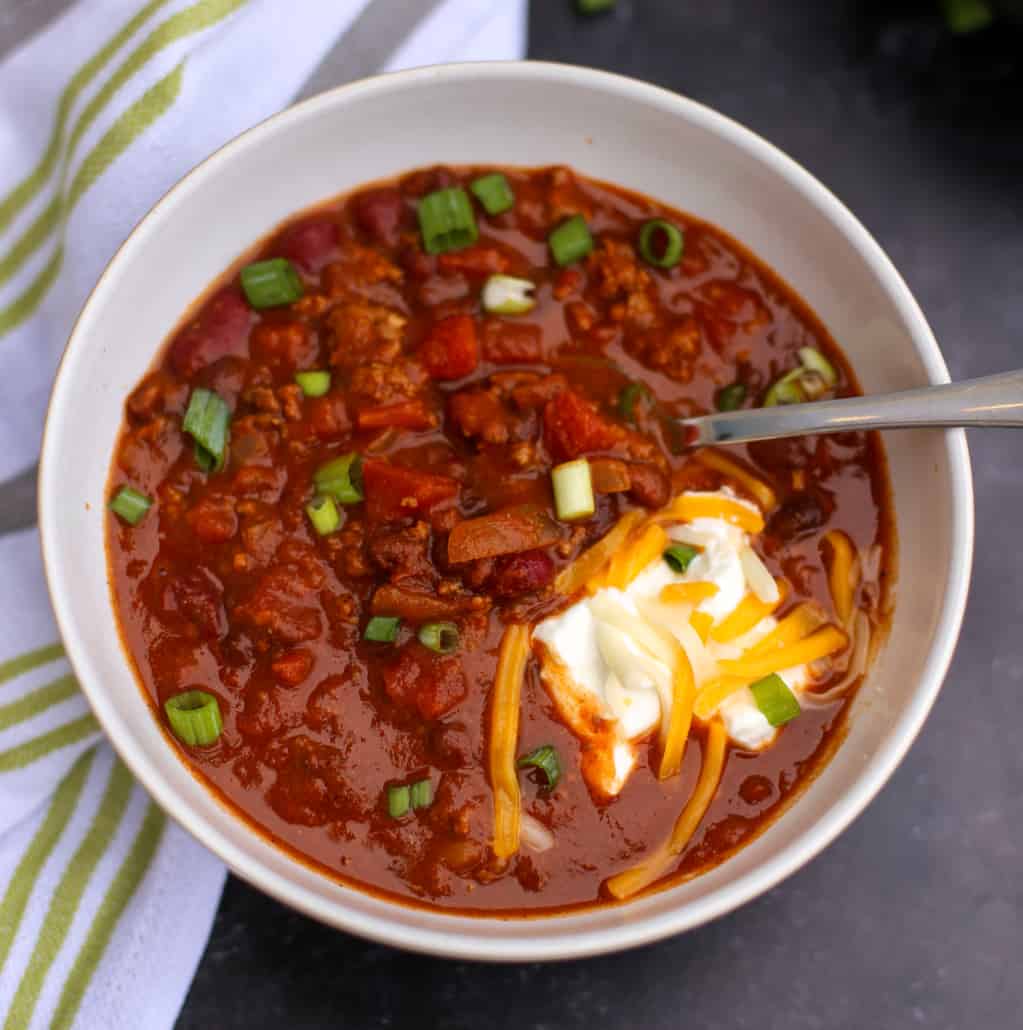 The BEST Stovetop Chili Recipe {Done in 30 minutes!} - Thriving Home