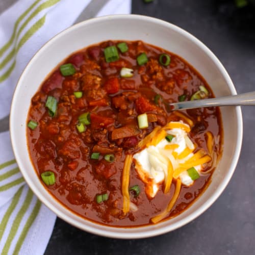 The Best Stovetop Chili Recipe Done In 30 Minutes Thriving Home