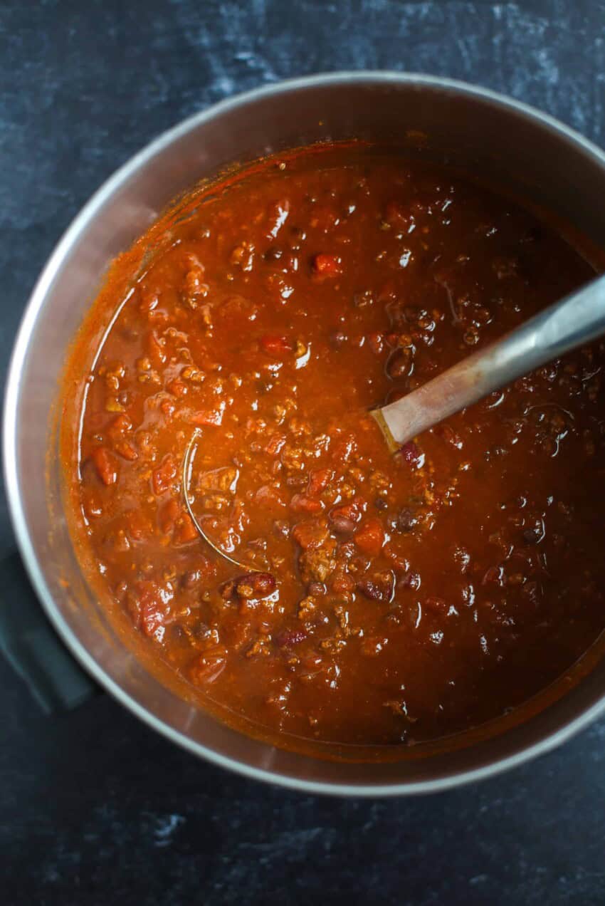 The BEST Stovetop Chili Recipe {Done in 30 minutes!} Thriving Home