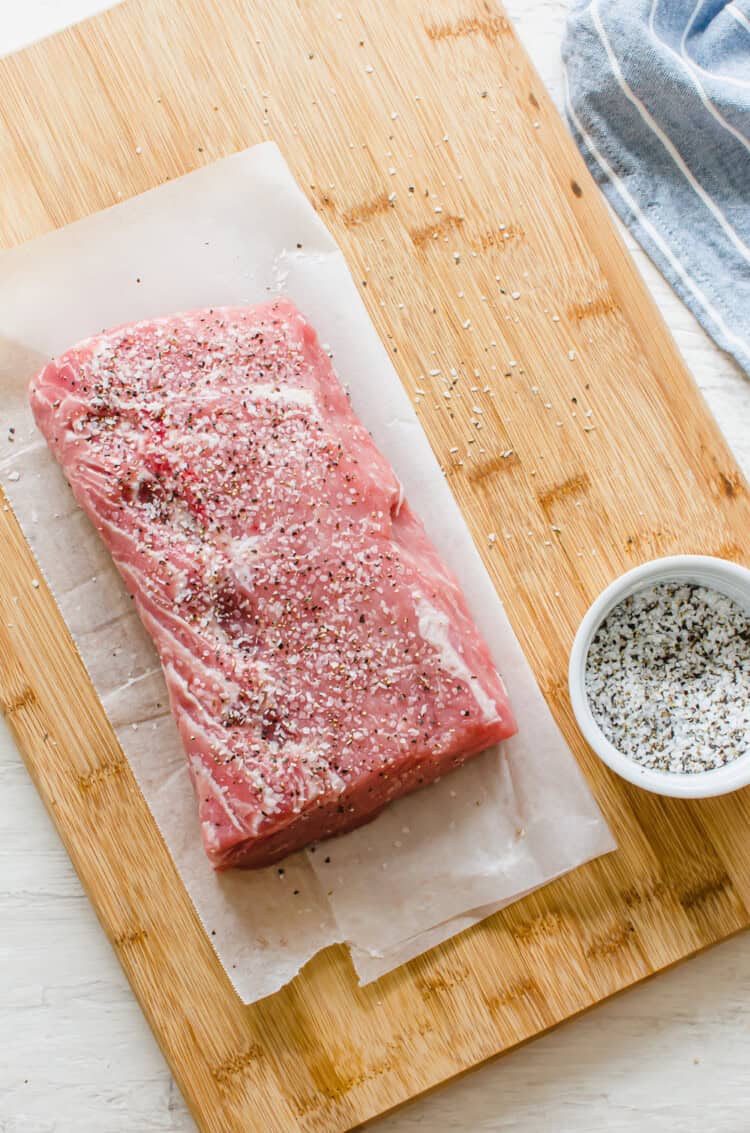 EASY Slow Cooker Pork Loin {with Maple Glaze} Thriving Home