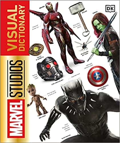 Cover of the book, "Marvel Visual Dictionary."
