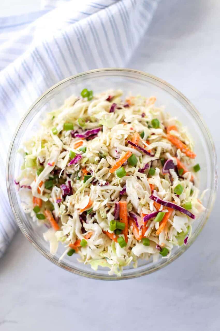 5Ingredient Coleslaw (Great for Pulled Pork!)
