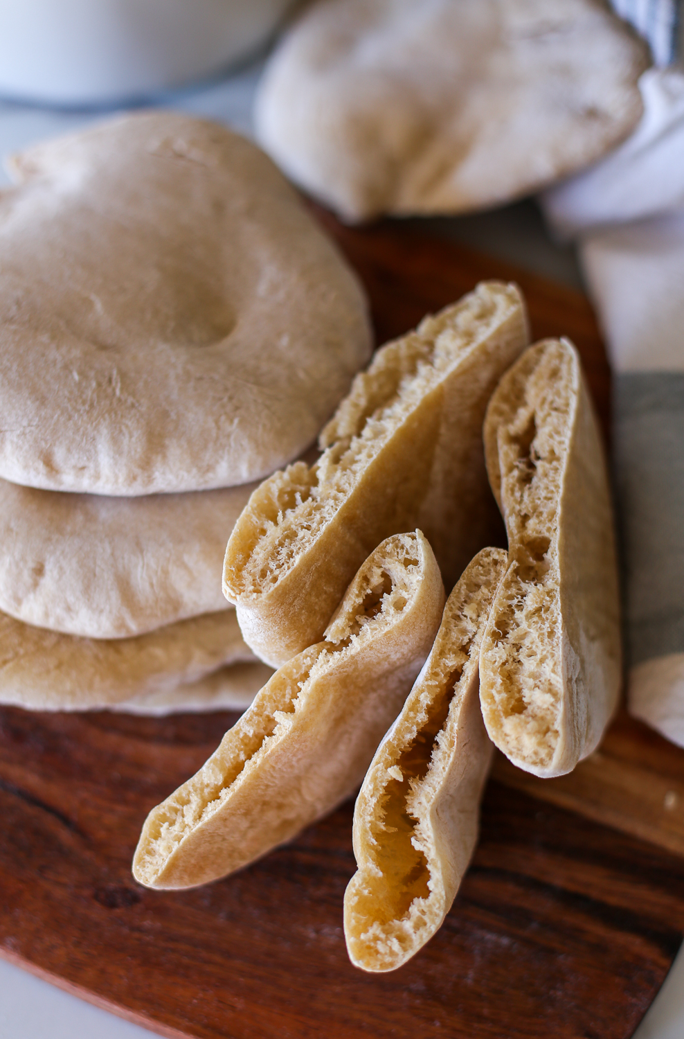 Pita Bread for the Breadmaker Recipe - Healthy.