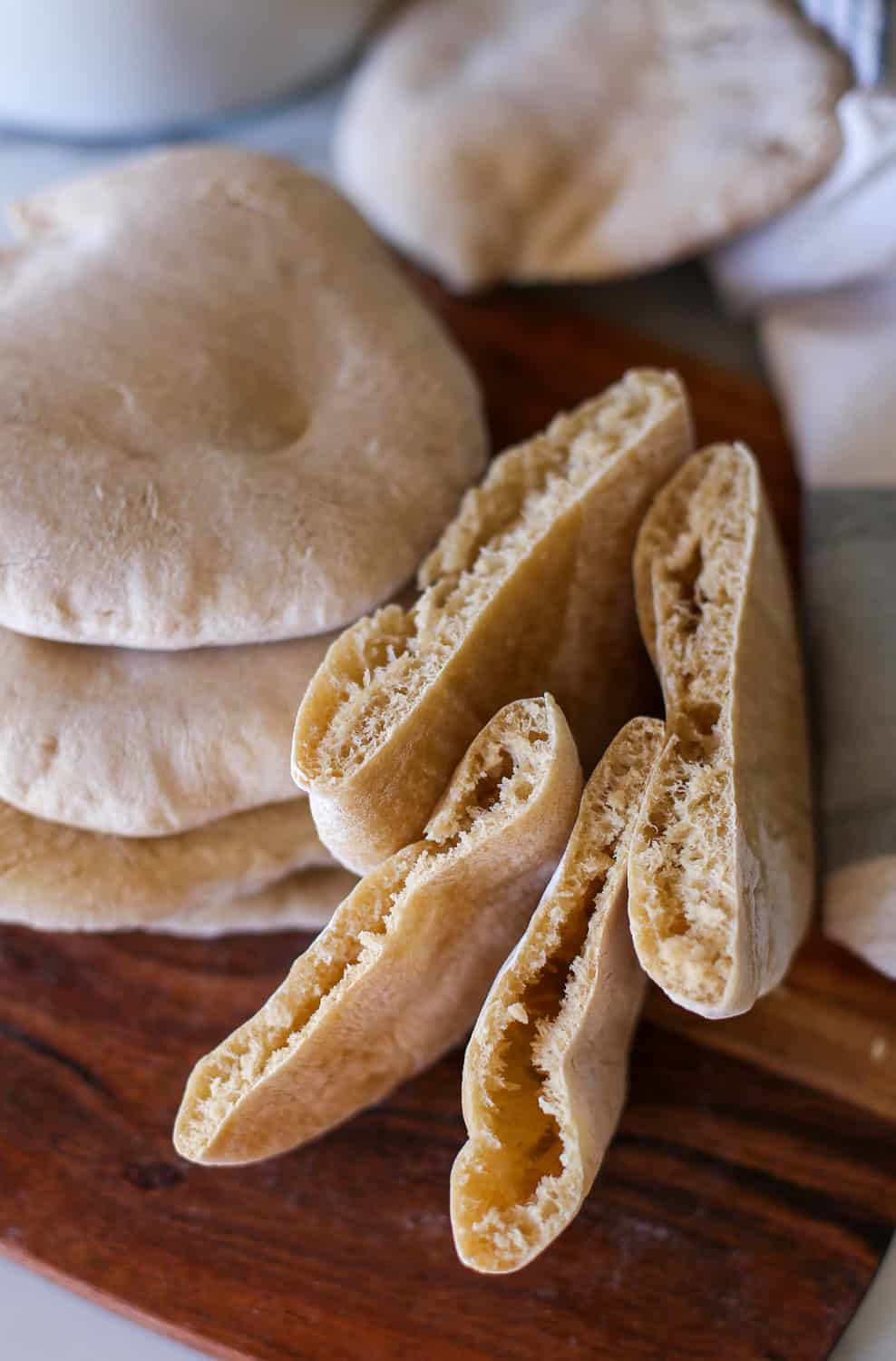 Pita Bread for the Breadmaker Recipe - Healthy.