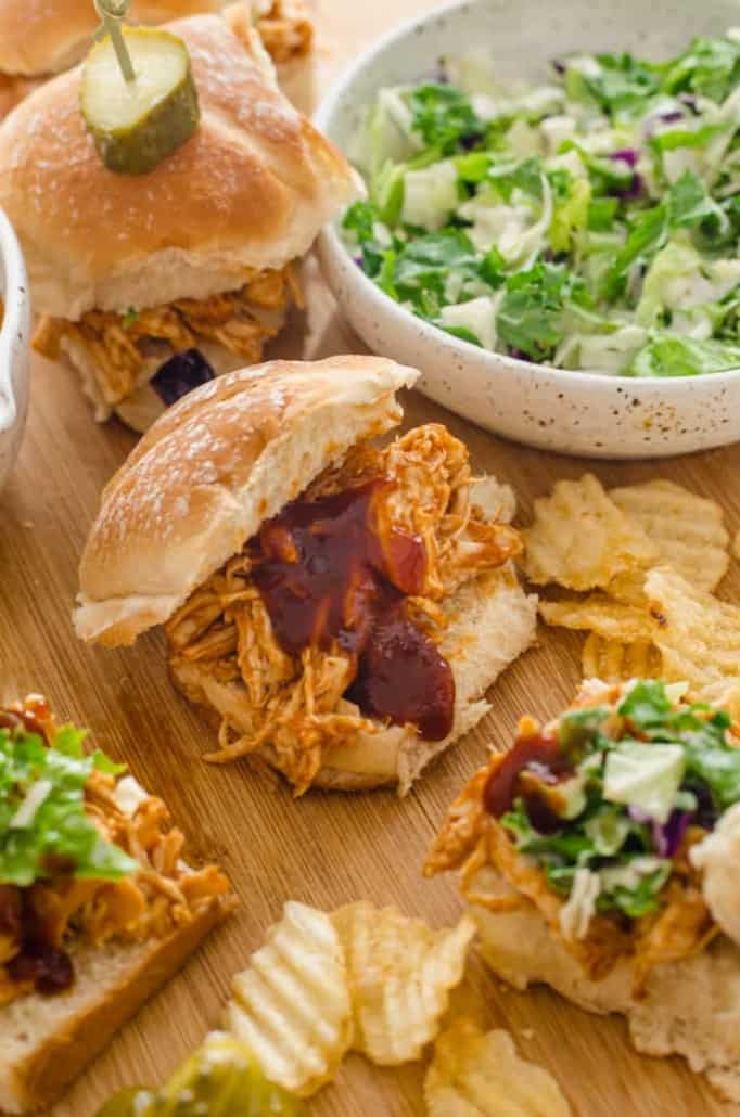 BBQ Chicken sliders