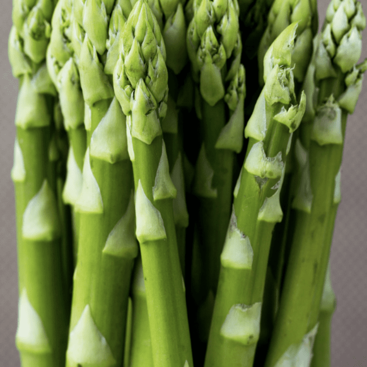 Asparagus wrapped in a moist paper towel.