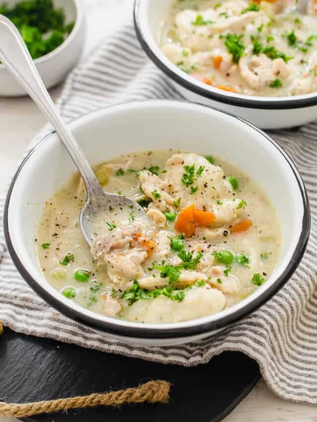 Crock Pot Chicken and Dumplings Thriving Home