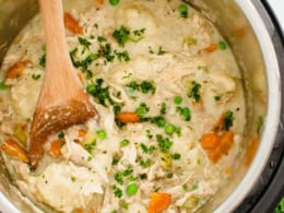 Instant pot chicken and dumplings with frozen discount chicken