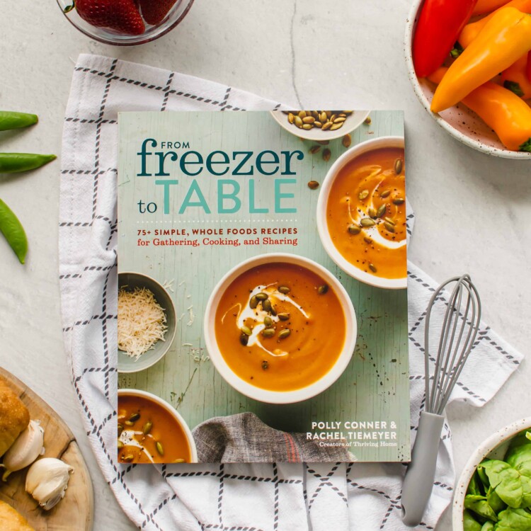 Our Freezer Meal Cookbooks - Thriving Home