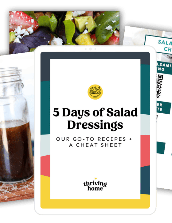 5 Days of Salad Dressings printable pages.