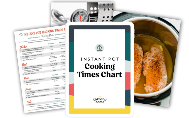 Instant Pot Cooking Times Chart CTA.