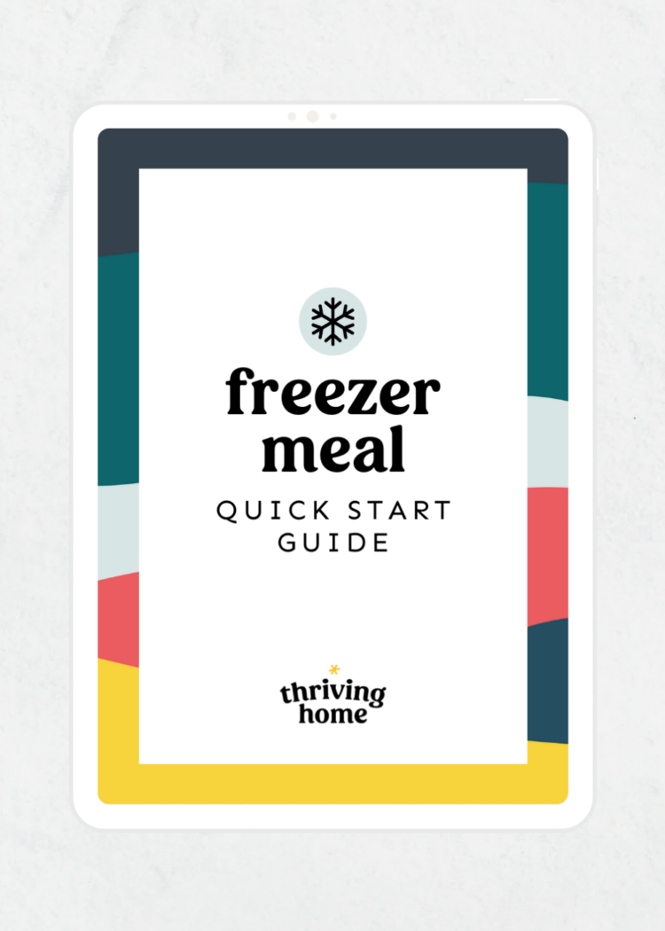 freezer meal quick start guide