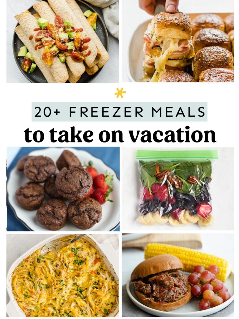 freezer meals to take on vacation