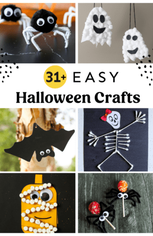 31+ Easy Halloween Crafts for Preschoolers {2024 Edition}