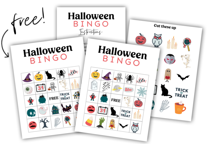 Halloween Bingo Cards.
