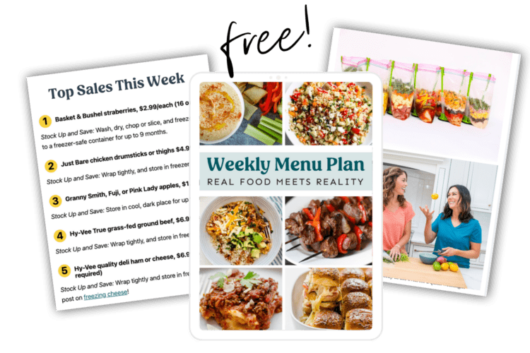 Free Weekly Menu Plans - Thriving Home