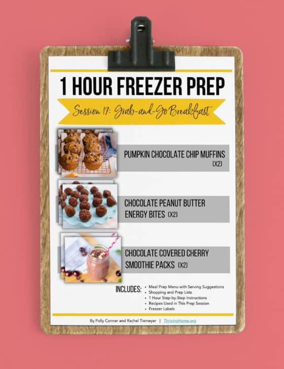 1 Hour Freezer Prep Session 17