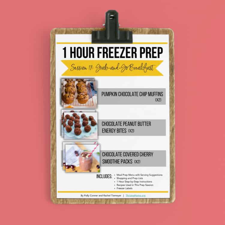 1 Hour Freezer Prep Session 17