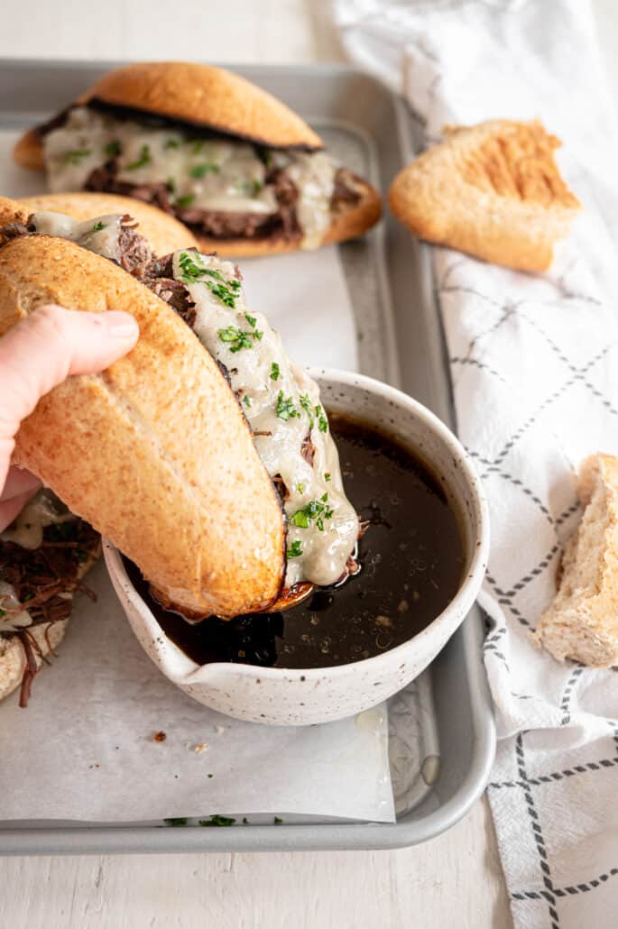 french dip sandwiches