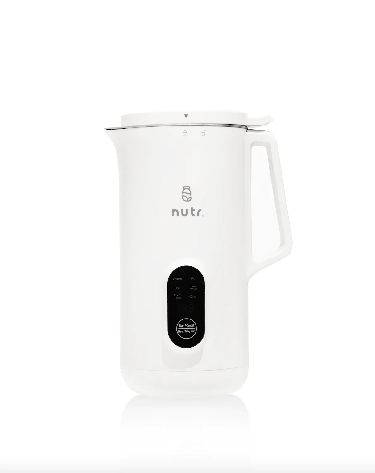 A Nutr almond milk machine.