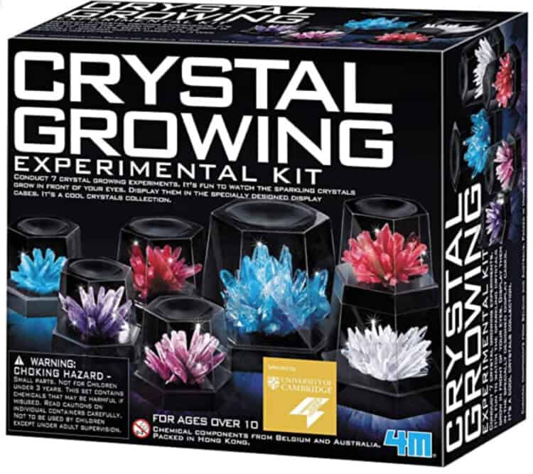 Stock photo of Crystal Growing Experimental Kit.