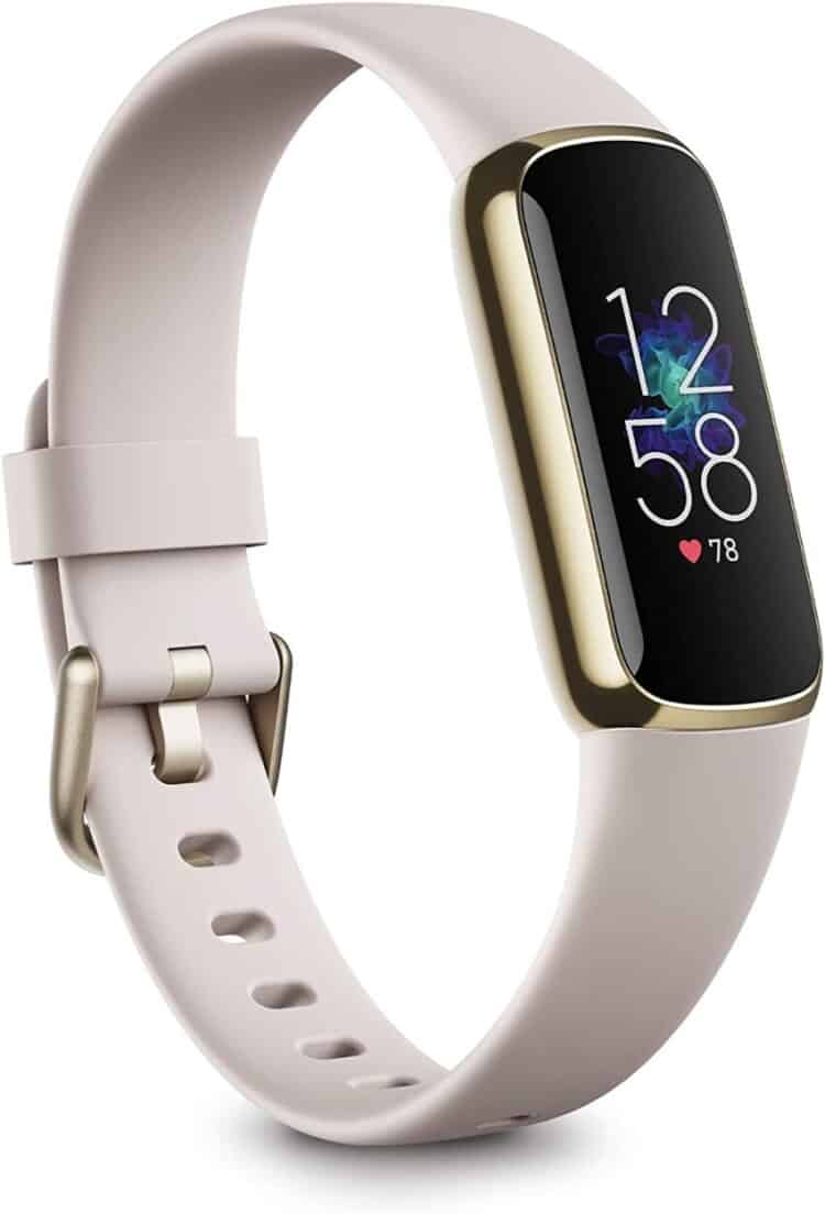 A fitbit luxe watch.