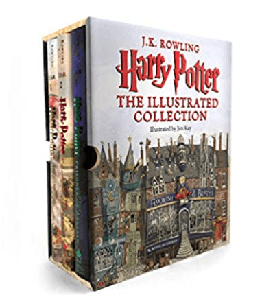 Harry Potter Illustrated book collection.