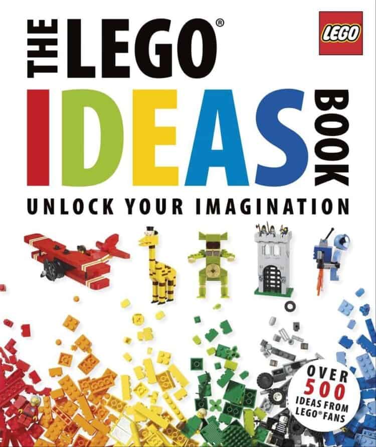 Cover of the book, "The Lego Ideas Book."