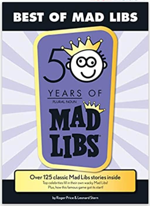 Photo of the cover of "Best of Mad Libs" book.