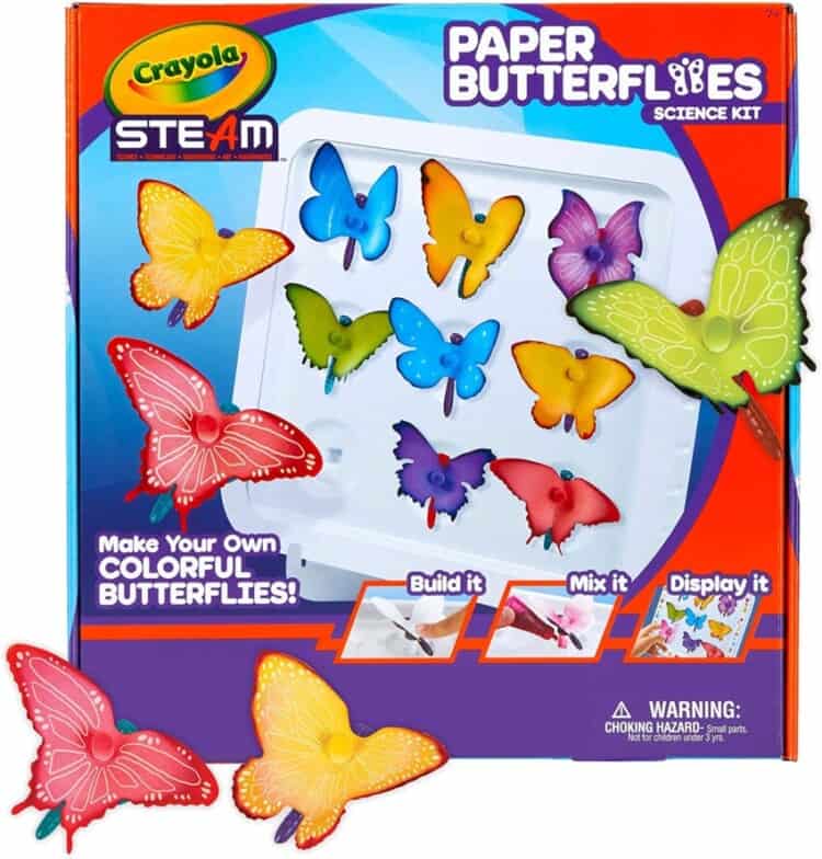 Box of Crayola Paper Butterflies.